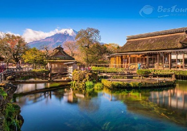 Chiêm ngưỡng khung cảnh thanh bình tại ngôi làng cổ Oshino Hakkai