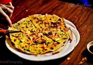 Món bánh tráng nướng - pizza của Đà Lạt