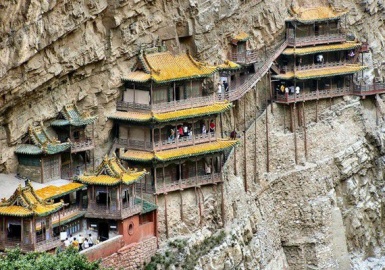 Ngôi chùa treo duy nhất ở Trung Quốc