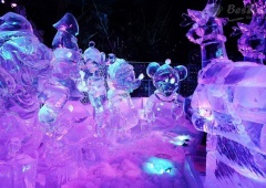 Hoành tráng lễ hội điêu khắc băng tại Bỉ