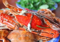 Thưởng thức ghẹ Hàm Ninh thơm ngọt nức tiếng Phú Quốc