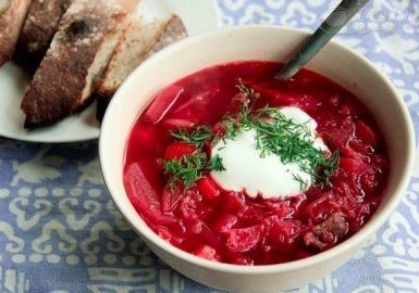 Thưởng thức súp củ cải đỏ - món ăn truyền thống của người Nga