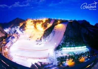 Trải nghiệm thú vị tại không gian mênh mông của khu trượt tuyết Elysian Gangchon