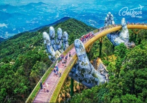 Cầu Vàng - Bà Nà Hills - địa điểm du lịch mới “đốn tim” bao du khách