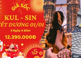 Tour Du Lịch Tết Dương Lịch Malaysia - Singapore 5 Ngày 4 Đêm