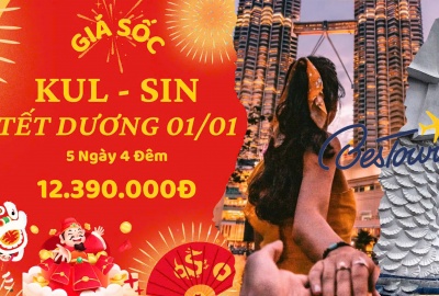 Tour Du Lịch Tết Dương Lịch Malaysia - Singapore 5 Ngày 4 Đêm