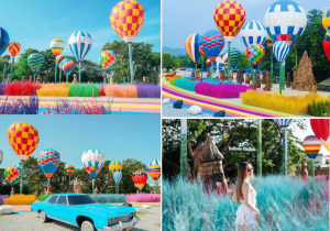 Khám phá thế giới nghệ thuật ánh sáng và khinh khí cầu tại Lighting Art Museum & Balloon Garden Thái Lan